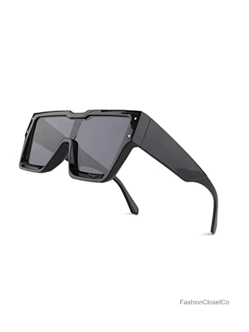 Oversized Square Sunglasses for Women Men UV400 Protection